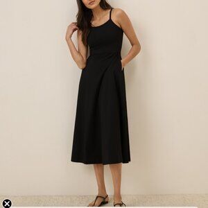 Pact Fit & Flare Midi Dress Size M